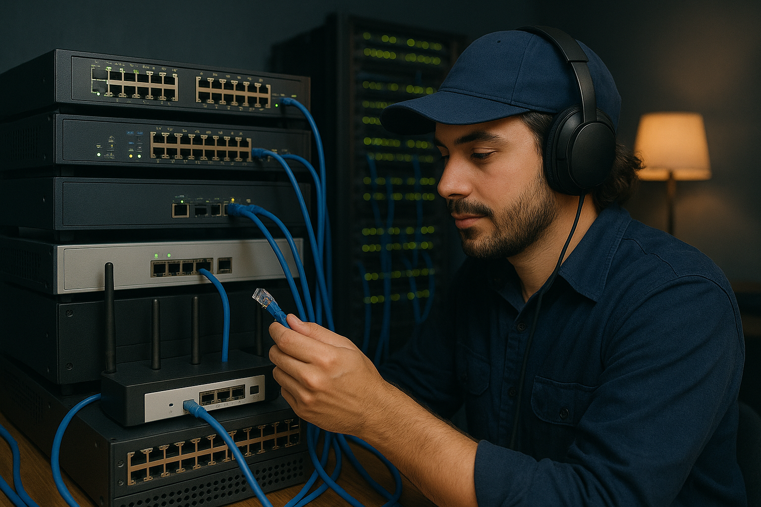 Pemasangan Internet LAN & Wireless